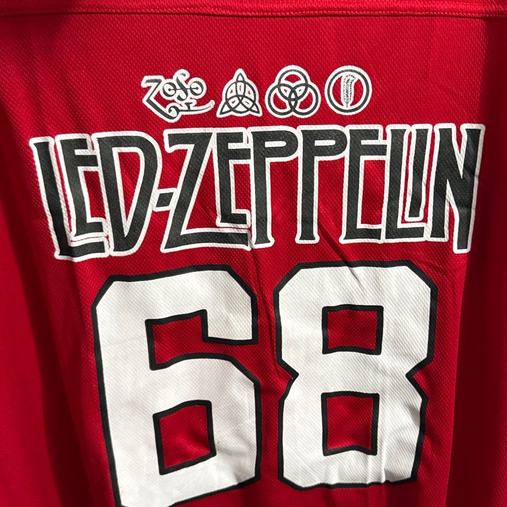 ❤️68 Zofo Led Zeppelin jersey 2X w Led Zeppelin US tour 1975 🧢 - Picture 6 of 9